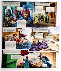 Trigan Empire: Mercy Mission (3 April 1982) (TWO pages) (Originals)