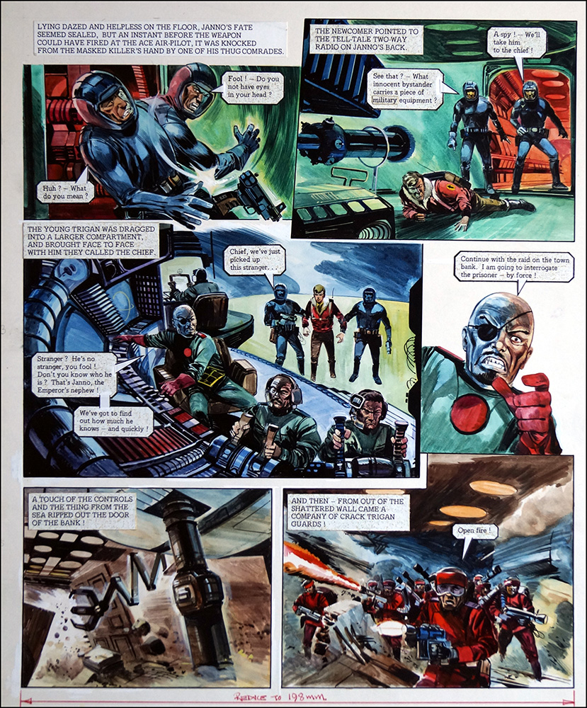 Trigan Empire: End Story (TWO pages) (Originals) art by The Trigan Empire (Gerry Wood) at The Illustration Art Gallery