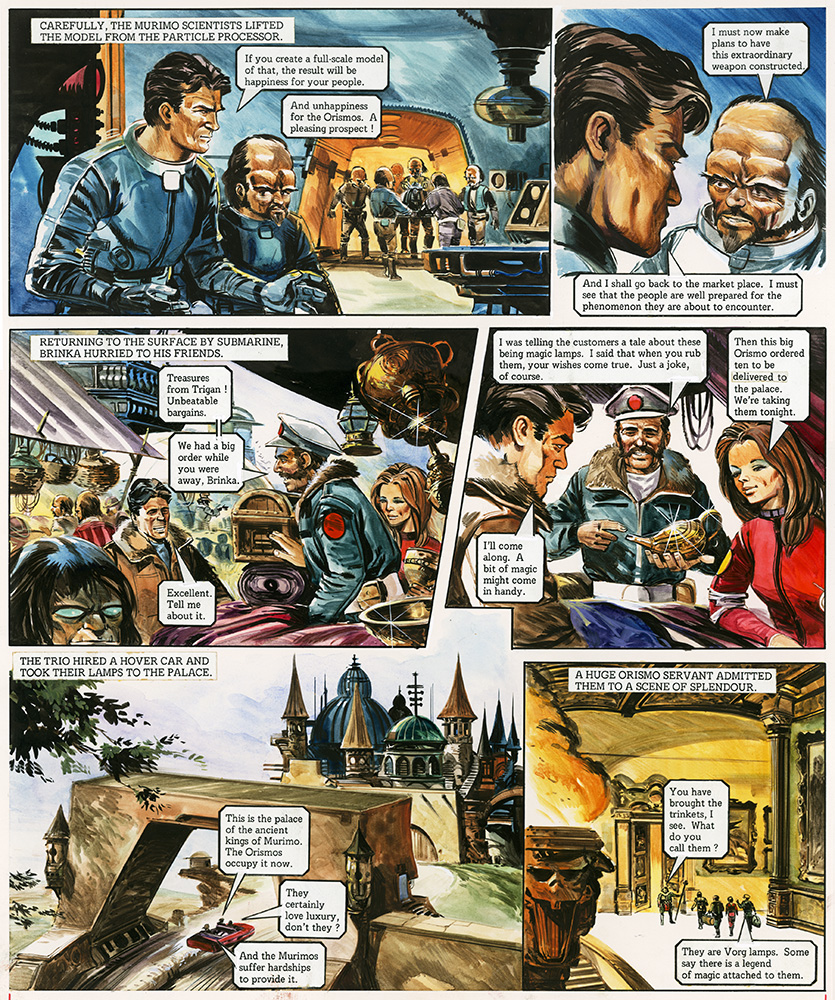 The Trigan Empire: Look and Learn issue 838 (4 Feb 1978) a (Original) art by The Trigan Empire (Gerry Wood) at The Illustration Art Gallery