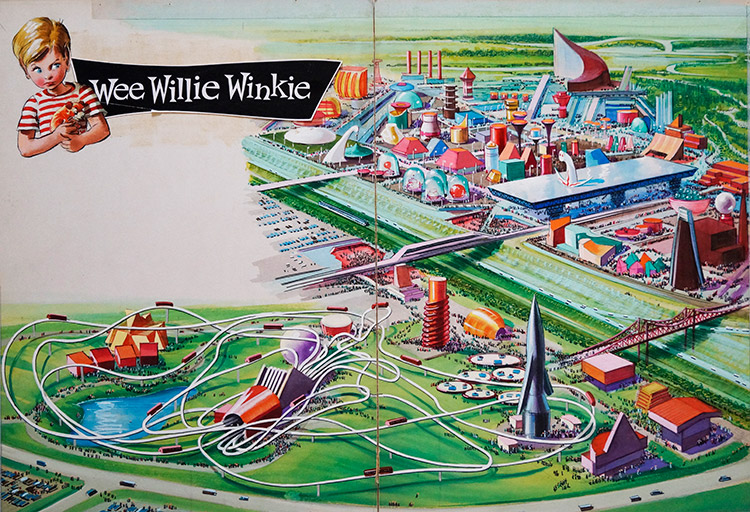 Cities of The Future (Original) by Wee Willie Winkie (Worsley) at The Illustration Art Gallery