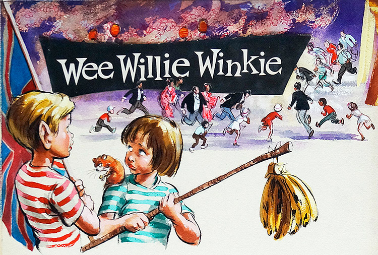 Run to Kabuki (Original) by Wee Willie Winkie (Worsley) at The Illustration Art Gallery